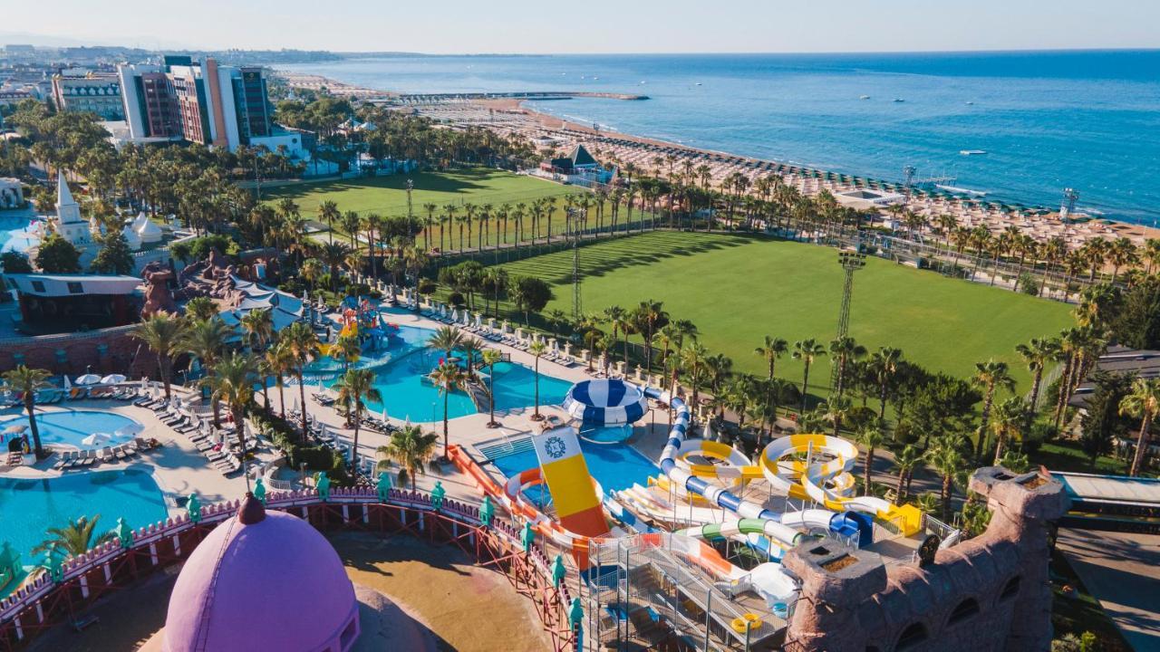 Kamelya Aishen Club & Aqua Ultra All Inclusive Kids Concept Side Exteriér fotografie Aerial view of the park